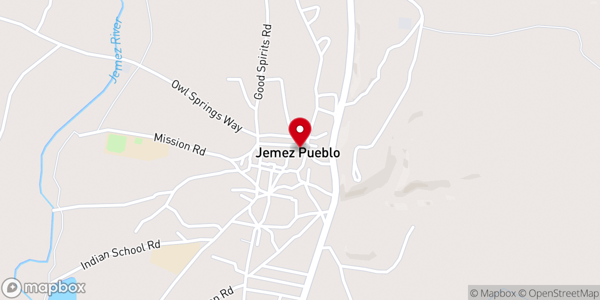 Map showing location of Community Presbyterian Church