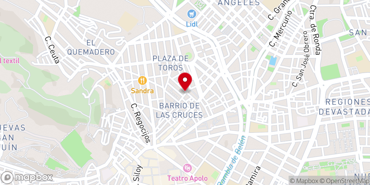 Map showing location of El Silencio. Casa De Hermandad