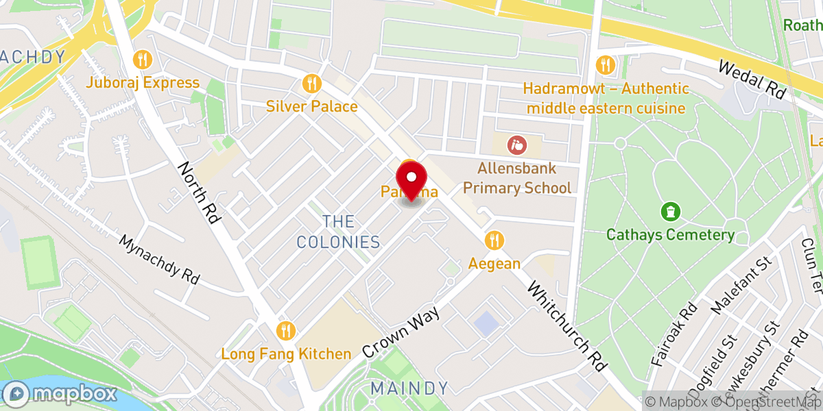 Map showing location of St Joseph's Catholic Church
