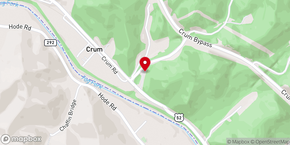 Map showing location of Silver Creek United Baptist