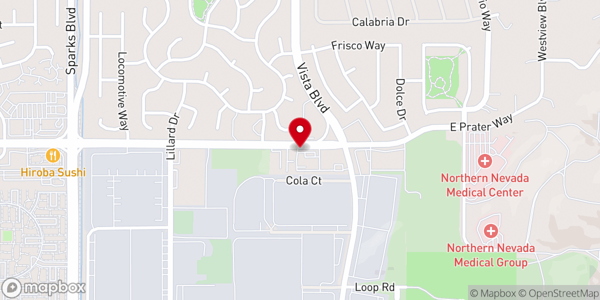 Map showing location of Horizon Church
