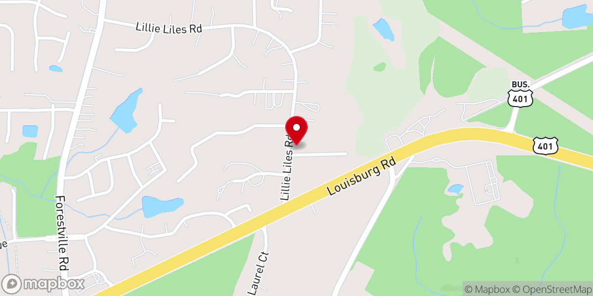 Map showing location of Iglesia Pentecostes El Olivo Inc