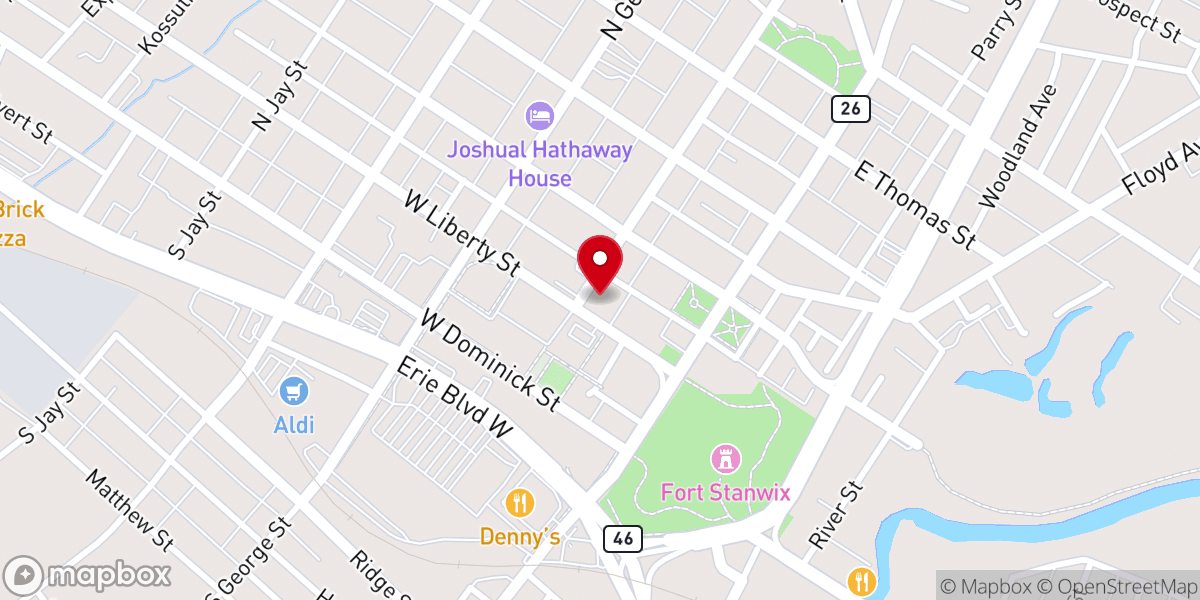 Map showing location of Zion Episcopal Church