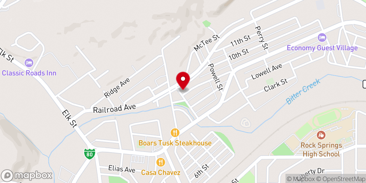 Map showing location of Providence Reformed Church