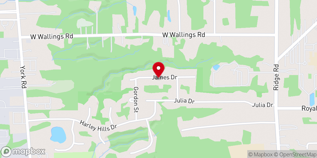 Map showing location of St Paul Ladies Philoptochos Society