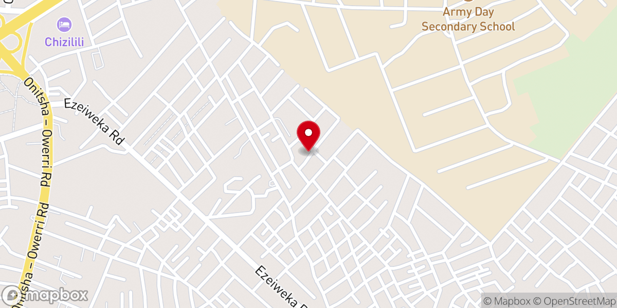 Map showing location of Holy Family Catholic Church