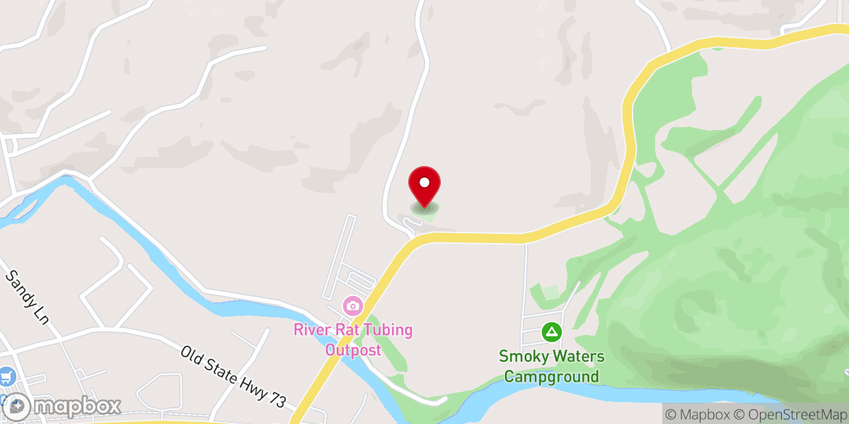 Map showing location of Coker Hill Chapel