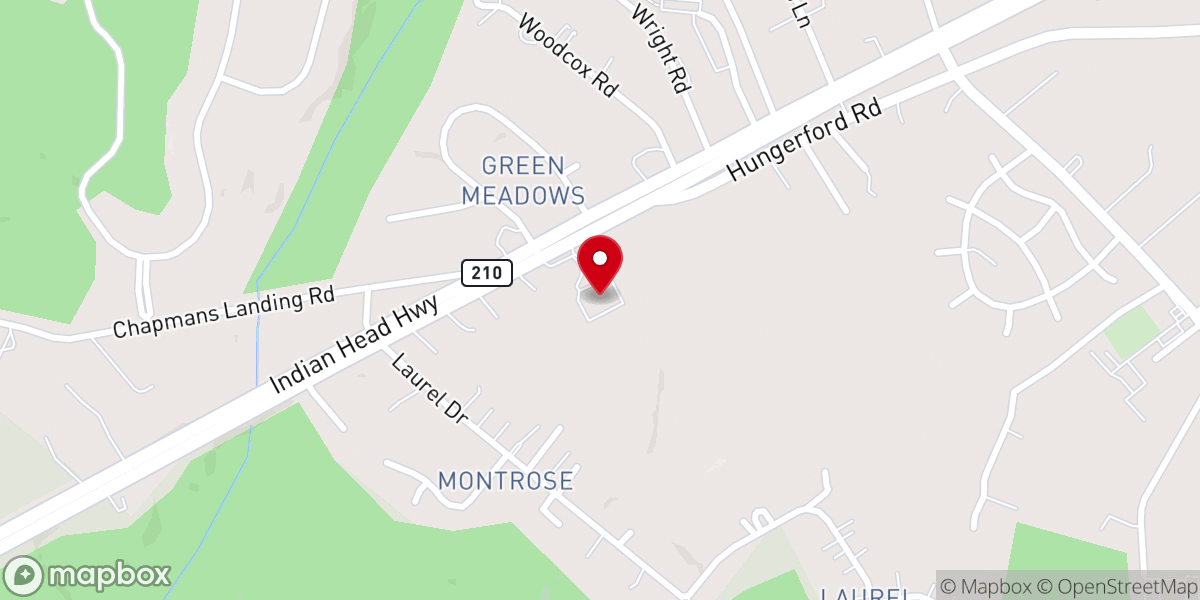 Map showing location of The Master's Child Church Worship Center