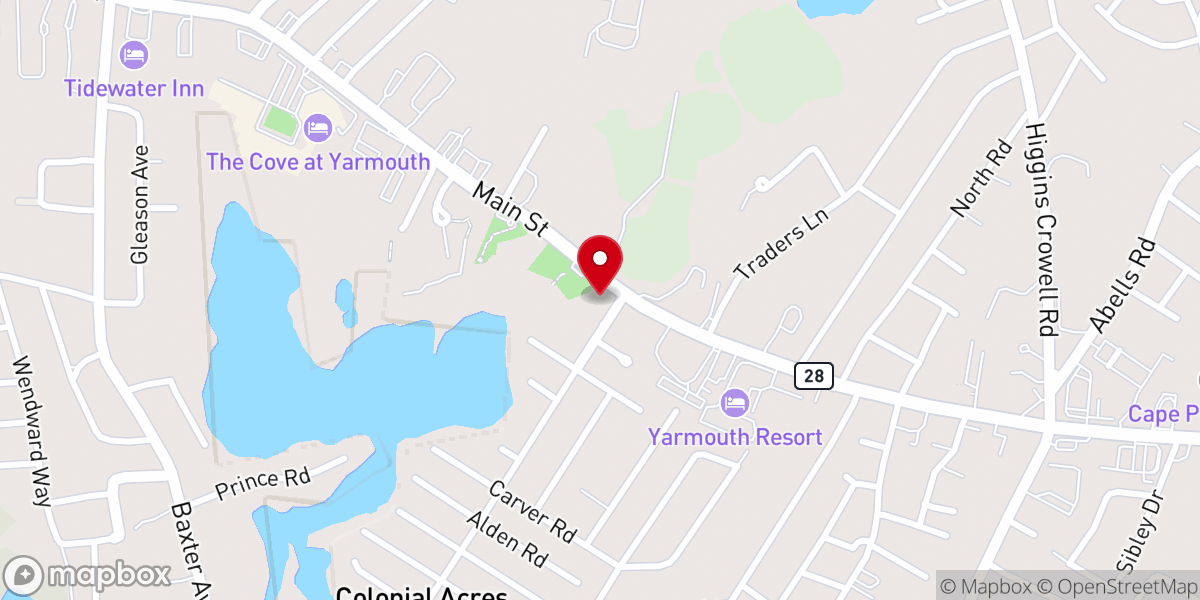 Map showing location of Cape Cod Pro-life Alliance