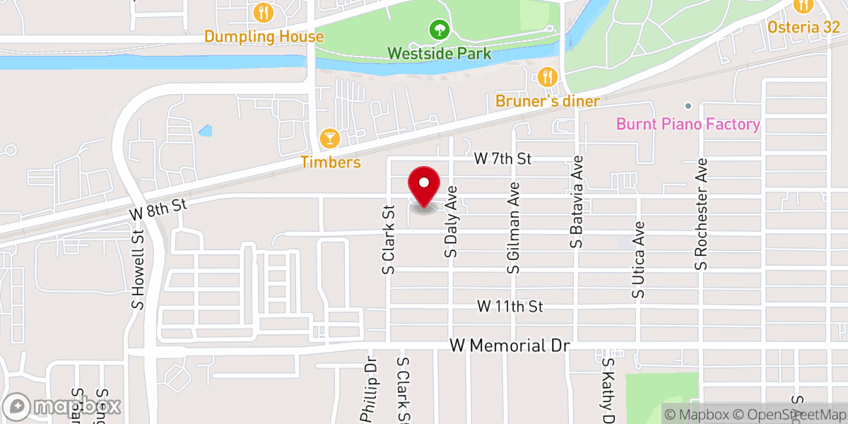 Map showing location of Dialogue Church
