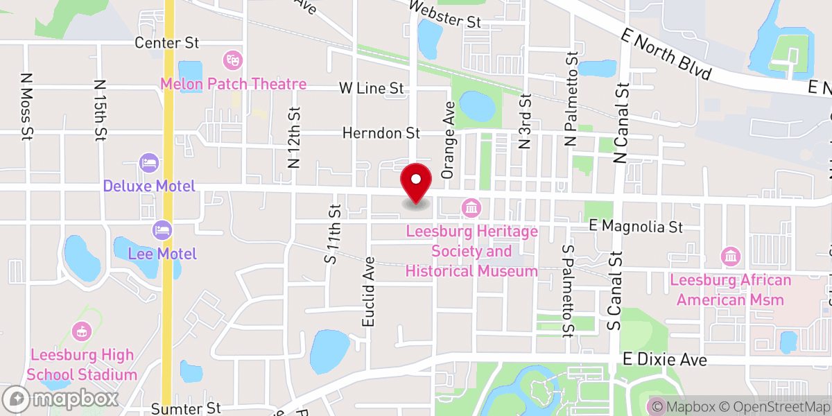 Map showing location of Morrison United Methodist Church