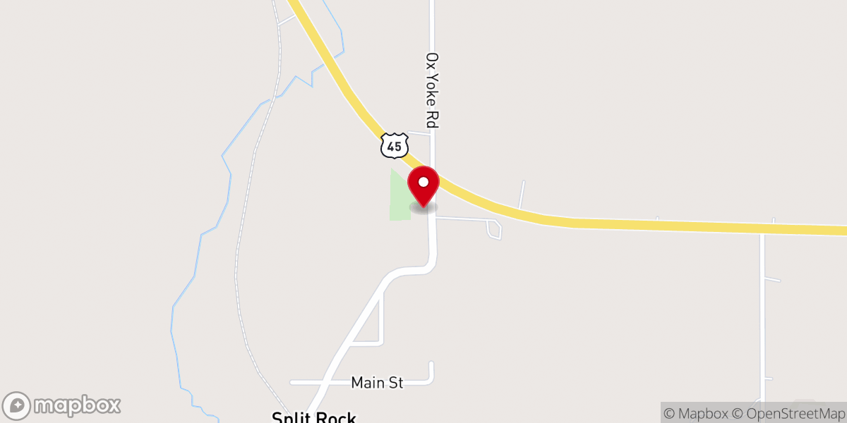 Map showing location of Peace Lutheran Church