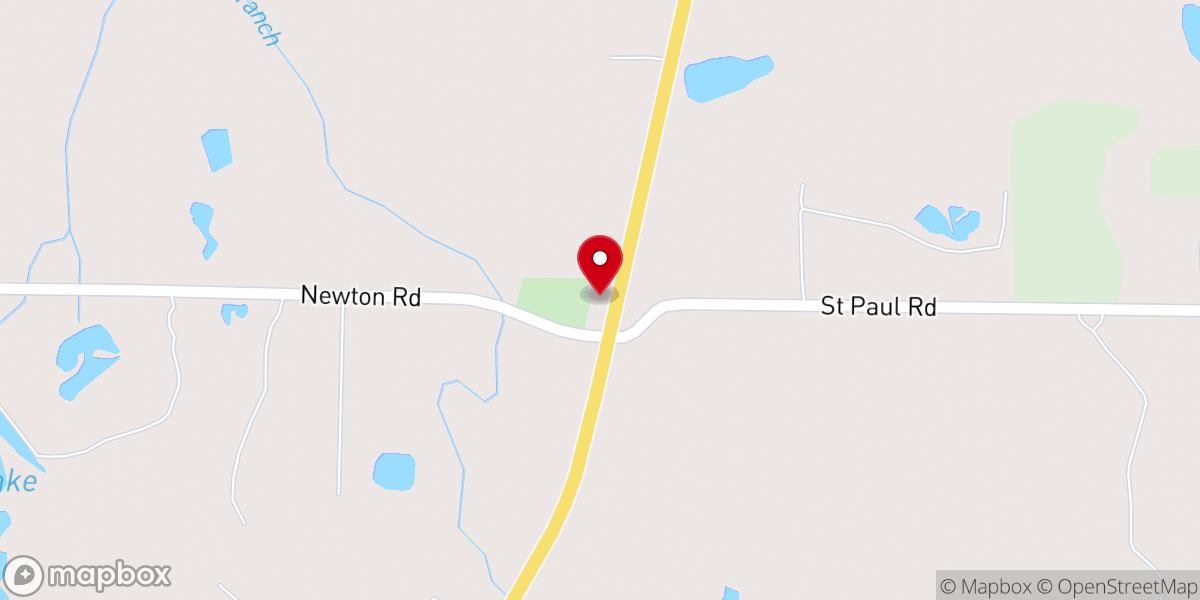 Map showing location of St Paul Missionary Baptist Church