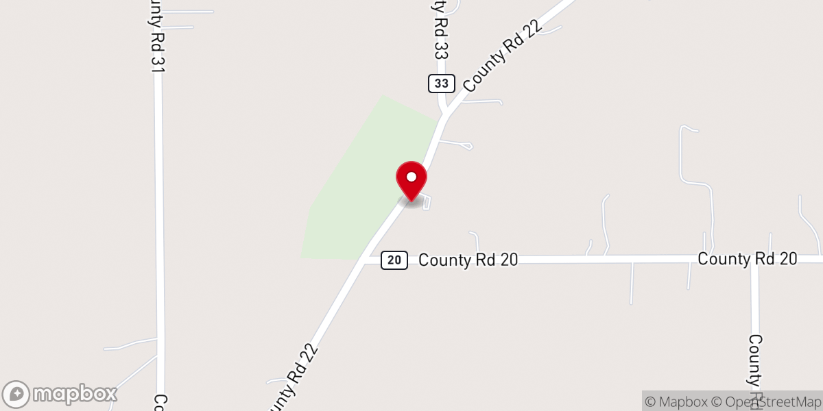 Map showing location of Pleasant Ridge Christian Fellowship