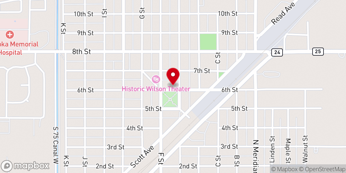 Map showing location of Hello Flowers