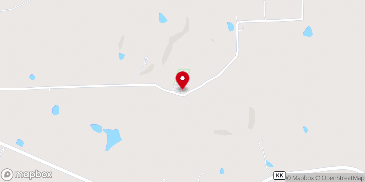 Map showing location of Whitewater Presbyterian Church