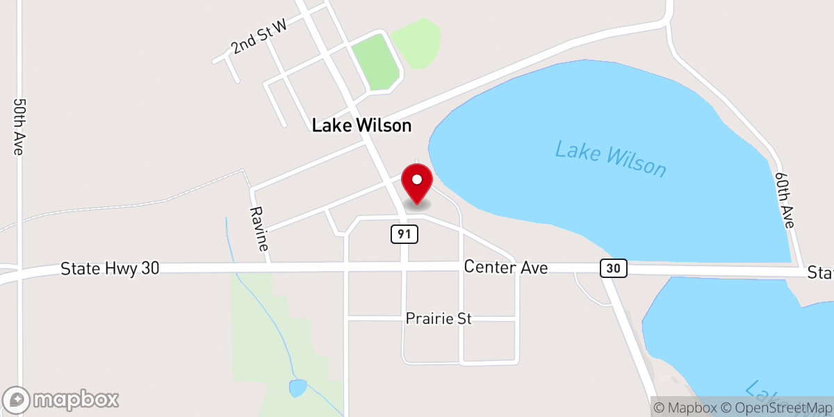 Map showing location of St Mary's Catholic Church