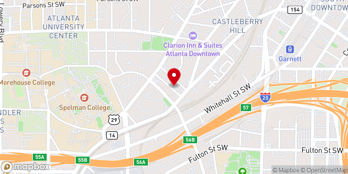 Map showing location of A C T T S Ministries Inc