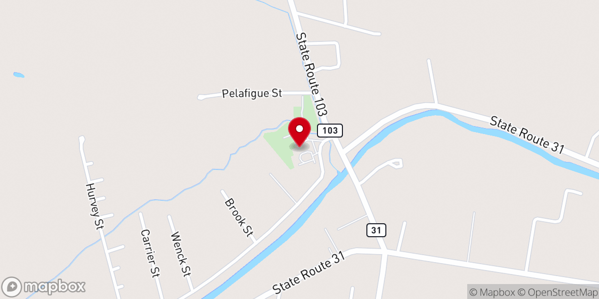 Map showing location of St Leo the Great Catholic Church