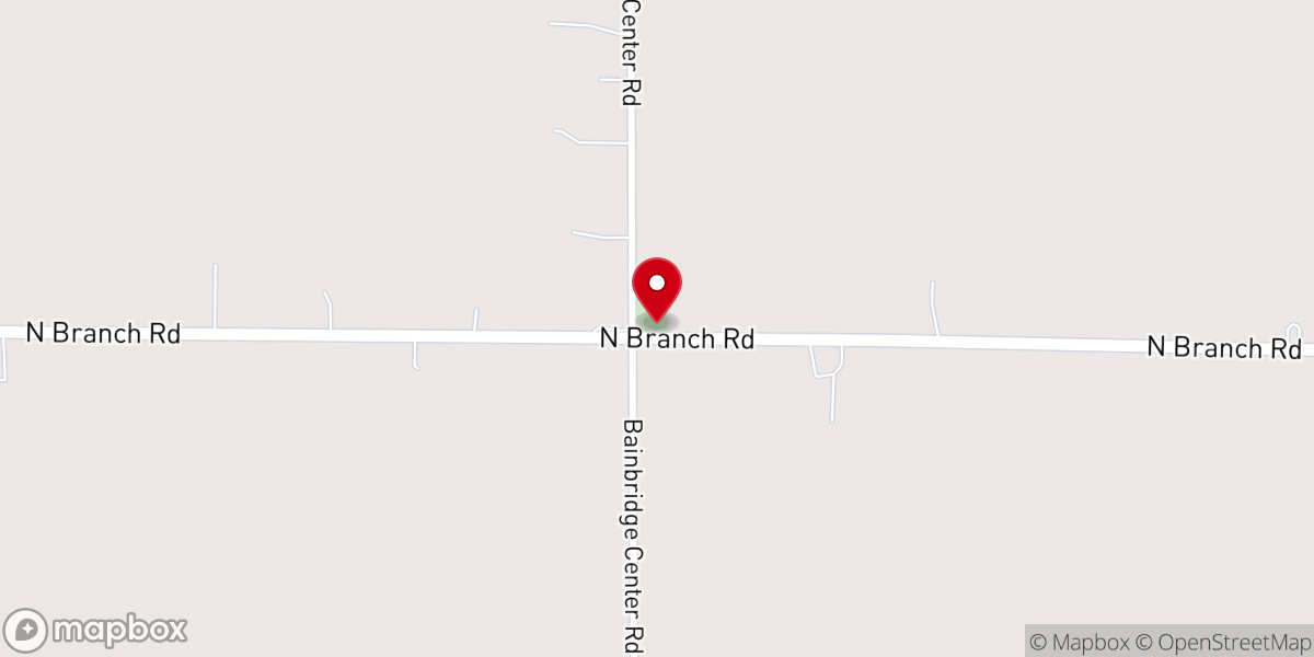 Map showing location of New Hope Church