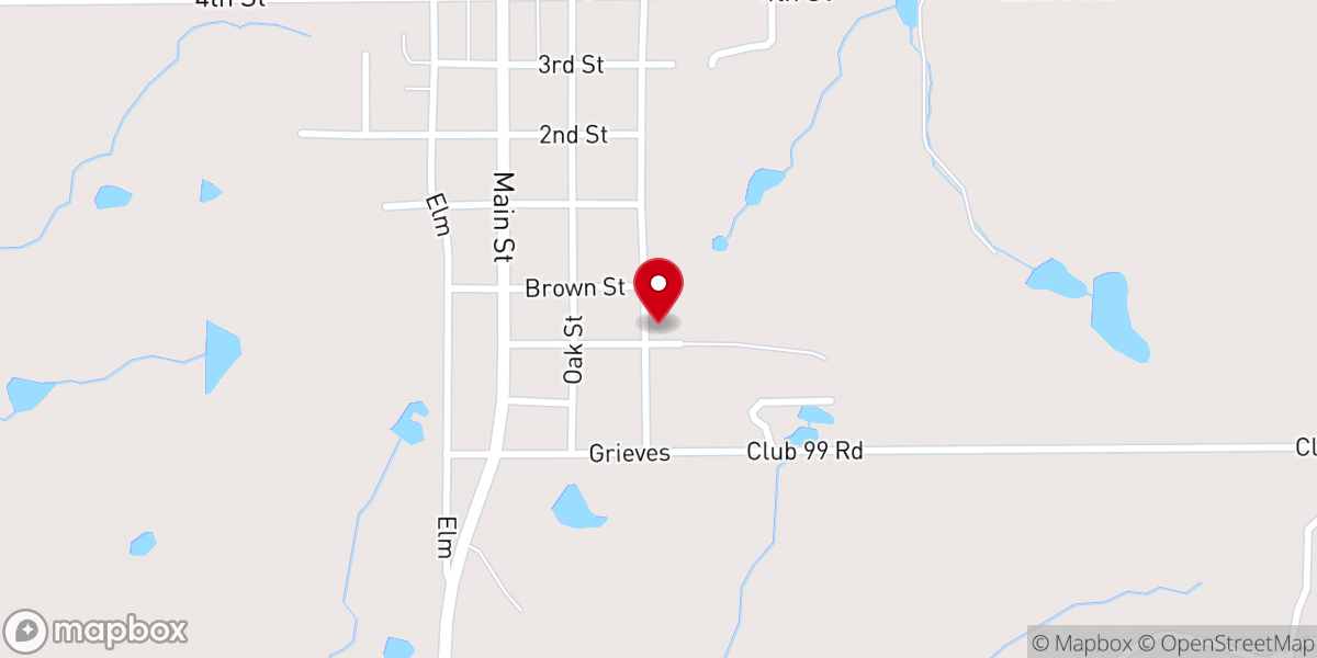 Map showing location of Grace Gospel Church