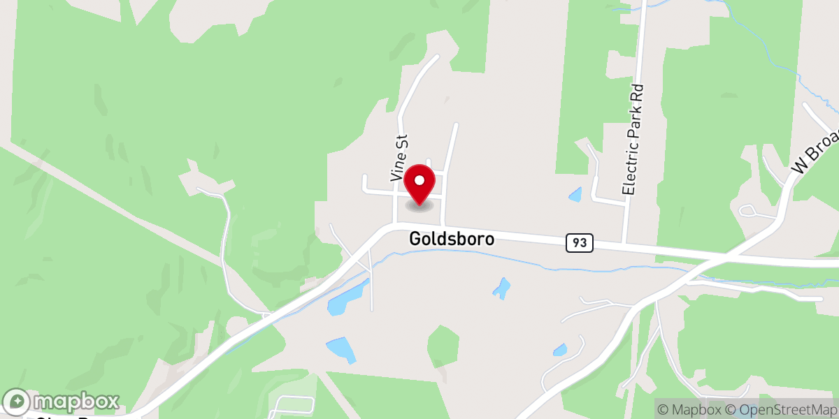 Map showing location of Holiness House of Prayer