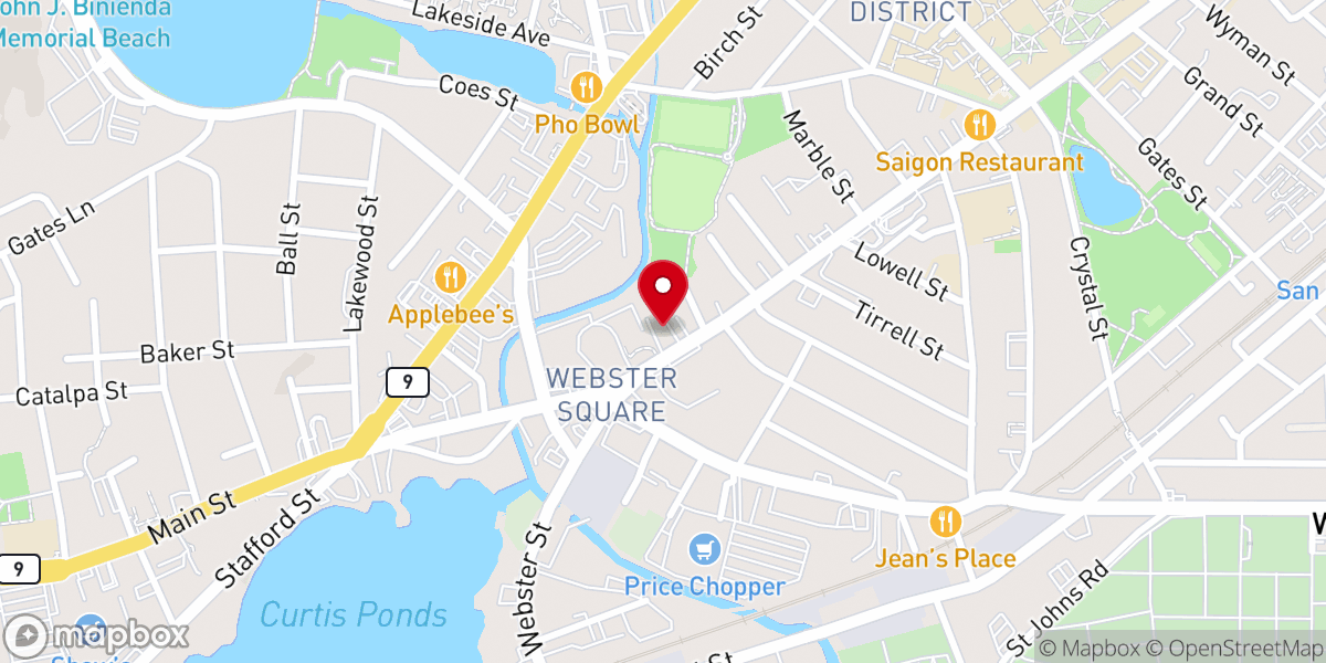 Map showing location of Jesus Life Center United Methodist Church