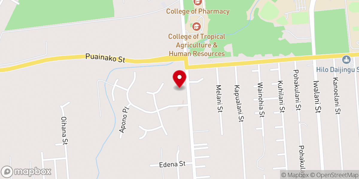 Map showing location of First Missionary Baptist Church