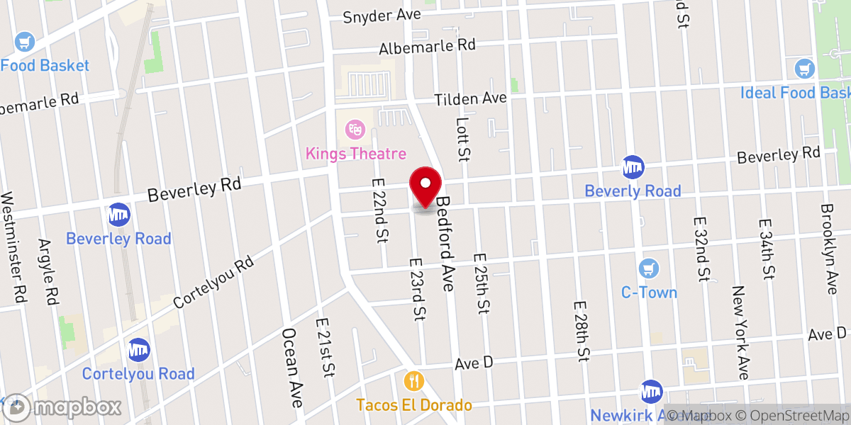 Map showing location of Pentecostal Church of God