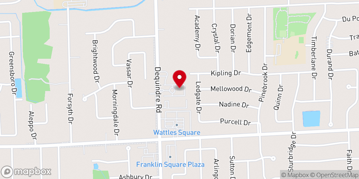Map showing location of First Church Sterling Heights