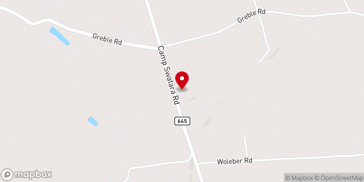 Map showing location of Swatara Mennonite Church