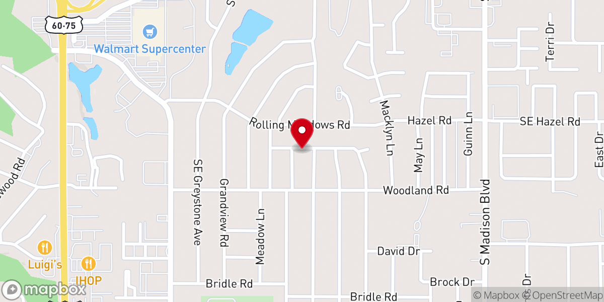 Map showing location of City Church of Bartlesville Inc