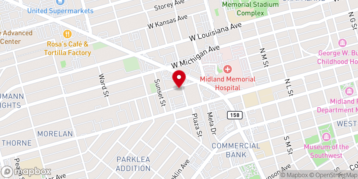 Map showing location of One Hope Church of Christ