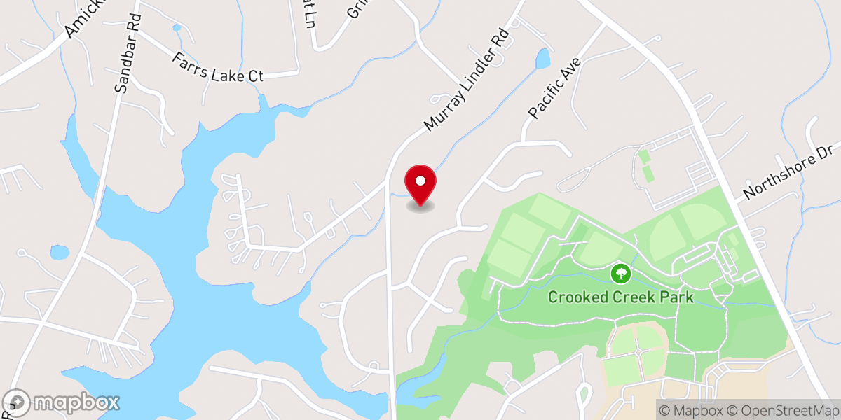 Map showing location of Lake Murray Evangelical Church