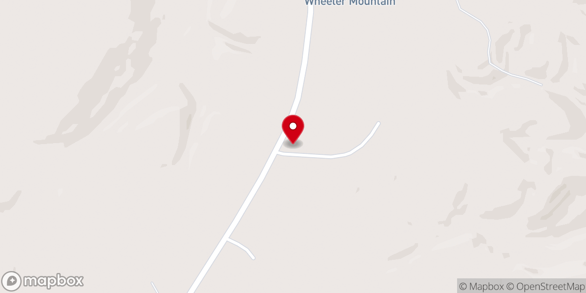 Map showing location of Frankfort Road Church