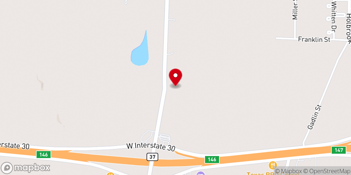 Map showing location of Meadow Park Baptist Church