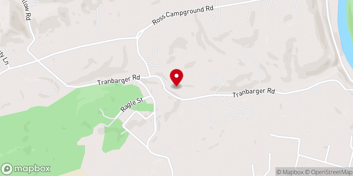 Map showing location of Thomas Farm Weddings and Events