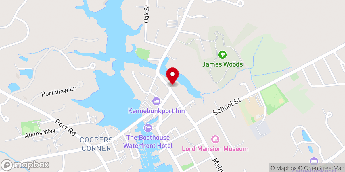 Map showing location of Village Baptist Church