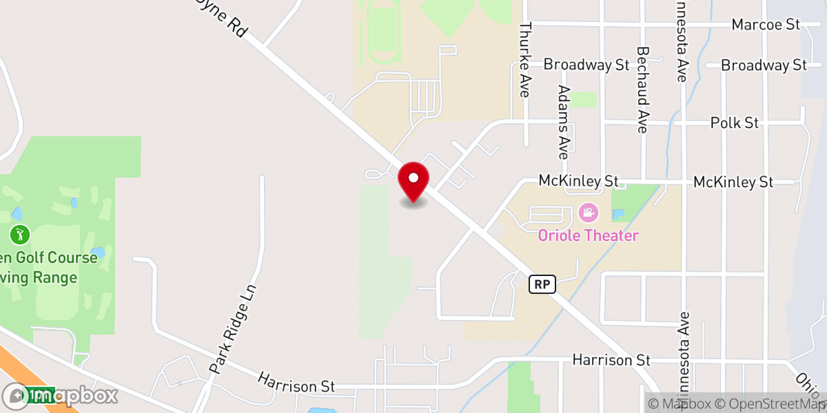 Map showing location of Divine Savior Lutheran Church