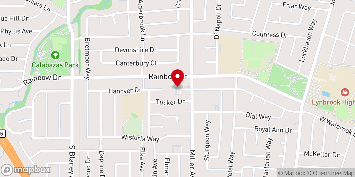 Map showing location of Church of Christ