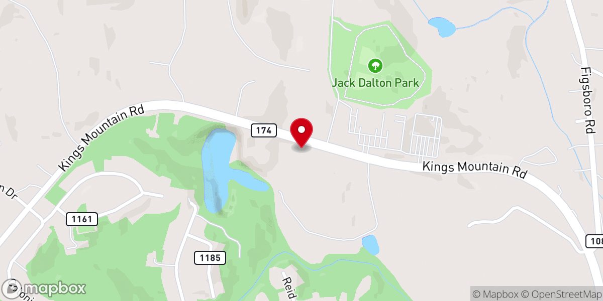 Map showing location of Henry County Baptist Association