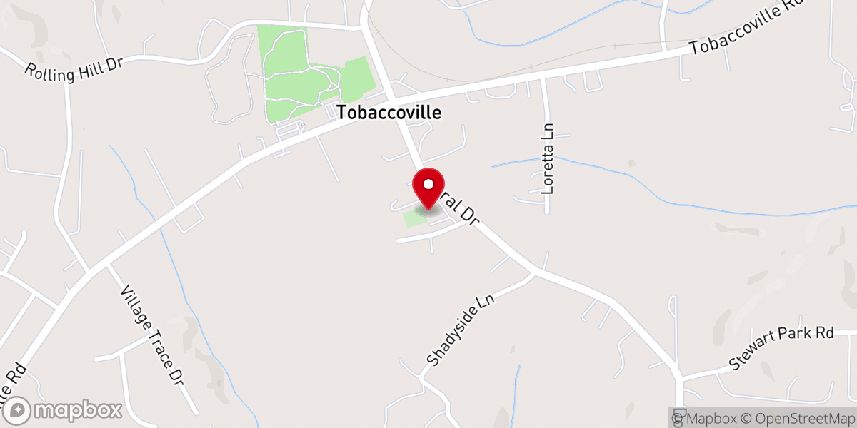 Map showing location of Macedonia Baptist Church