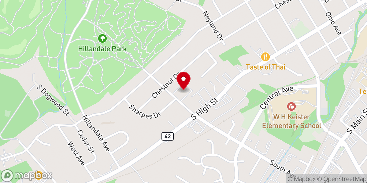 Map showing location of The Church of Jesus Christ of Latter-day Saints