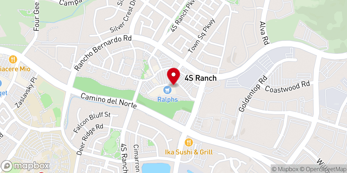 Map showing location of ranchland christian church
