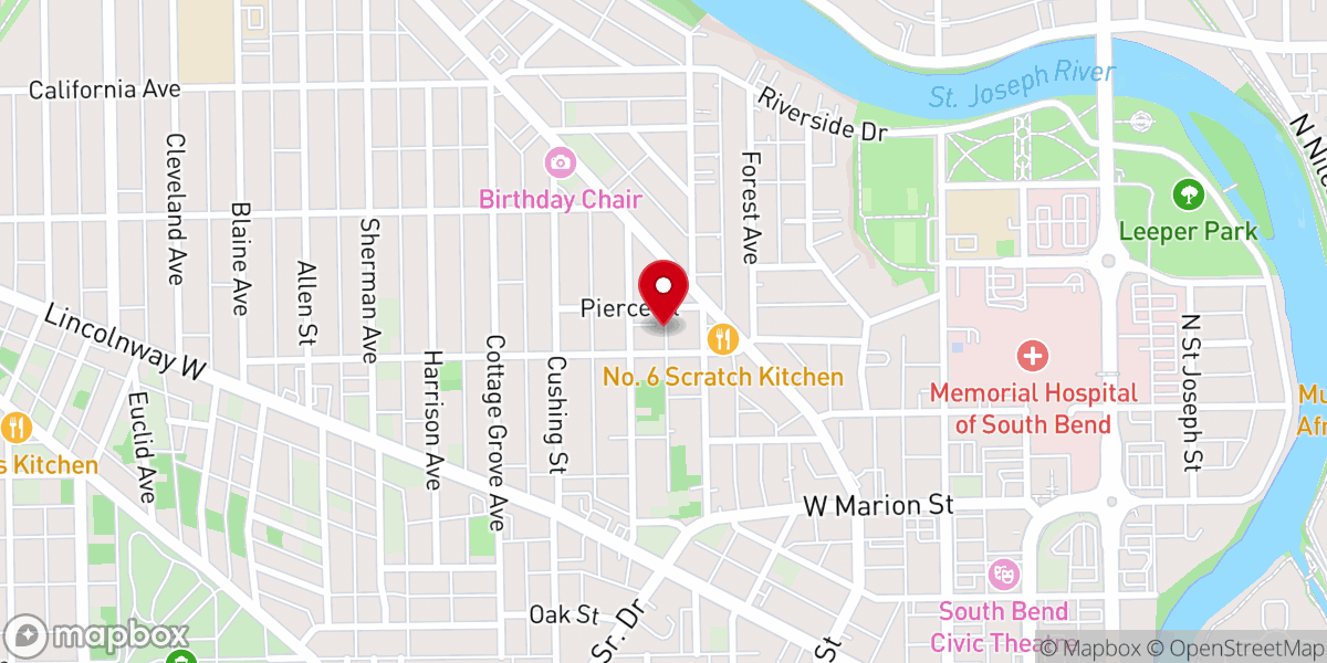 Map showing location of St Paul Bethel Baptist Church