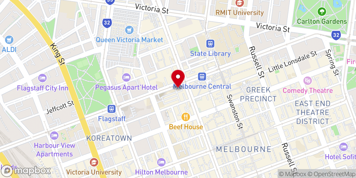 Map showing location of St Verena & St Bishoy Coptic Church