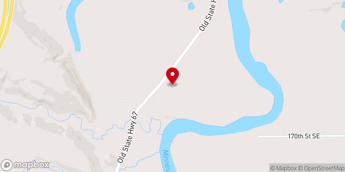 Map showing location of Indian Church