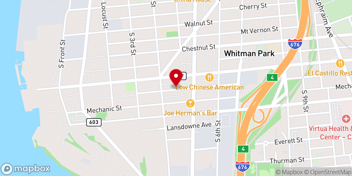 Map showing location of New Freedom Full Gospel Church