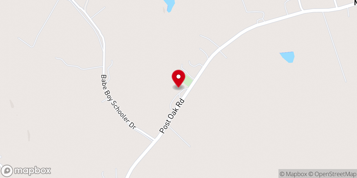 Map showing location of Mine Road Baptist Church