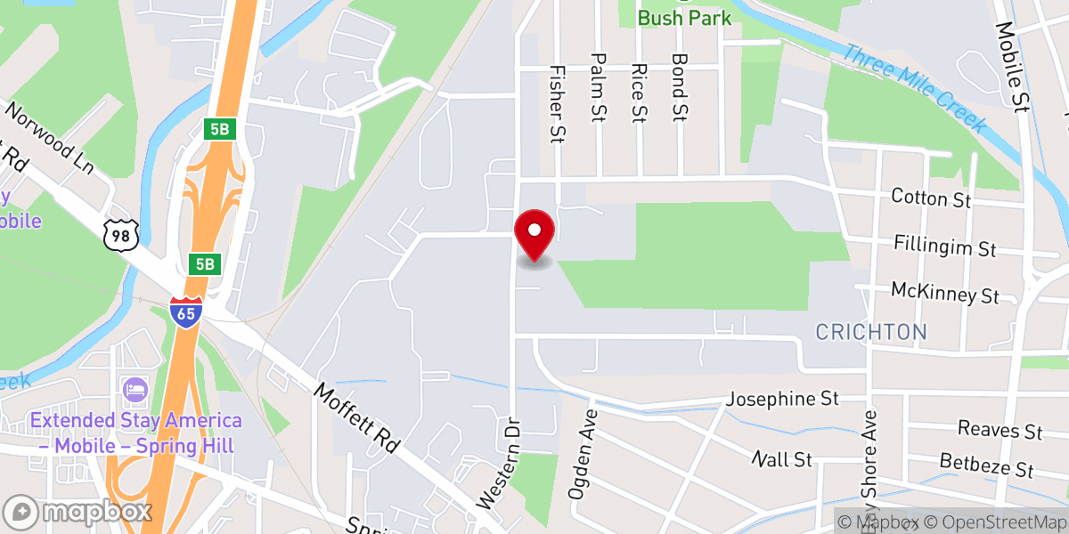 Map showing location of Bethel International Christian Center Inc